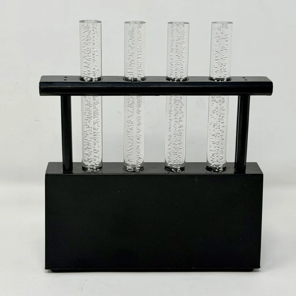 Rare Vintage Gemmy Dr. Shivers Animated Bubbling Test Tubes Prop-Works Great